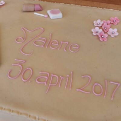 Konfirmationskage til 40 personer
