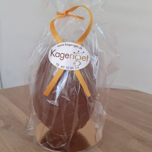Påskeæg af lys chokolade